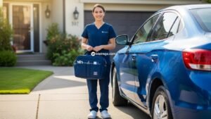 professional styling for community nursing visits