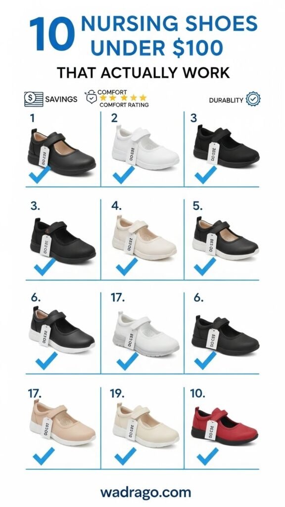 affordable, comfortable nursing shoes
