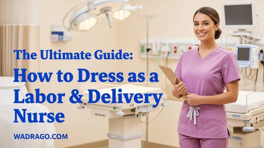 Labor and delivery nurse dress code guide with scrubs and nursing shoes recommendations