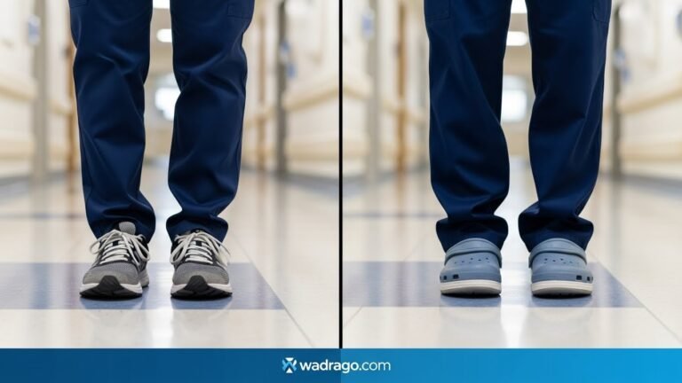 athletic shoes vs clogs for nurses