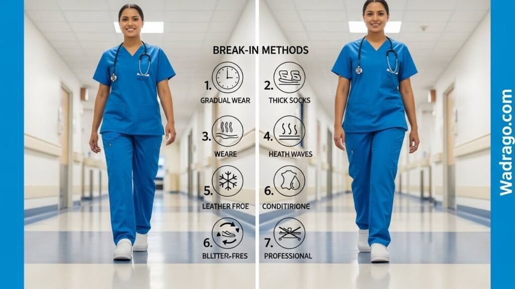 How to Break In Nursing Shoes Without Blisters