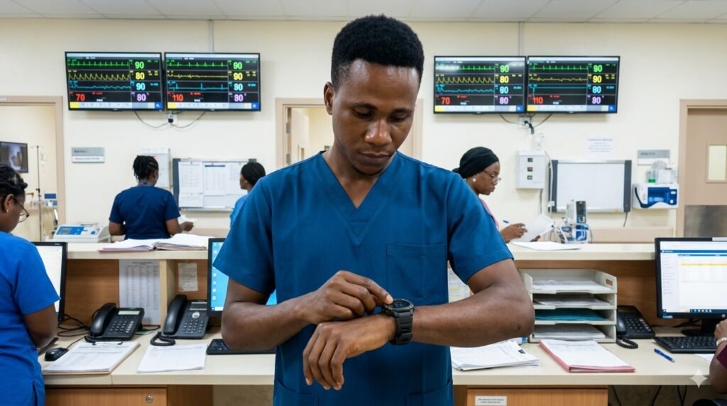 nurse smartwatch reminders patient monitoring